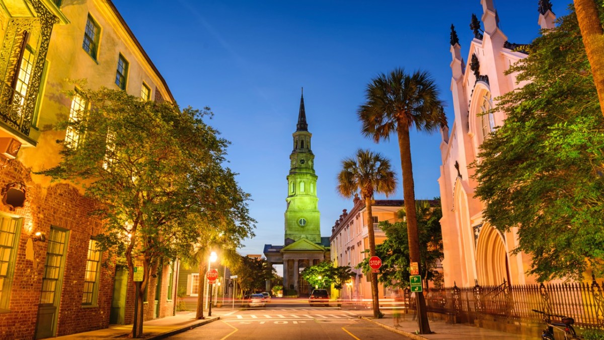 View of Church Street in Charleston